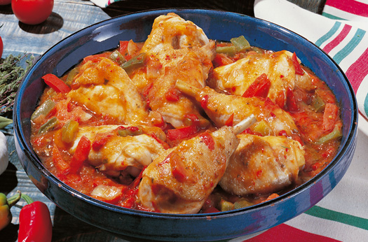 Poulet Basquaise